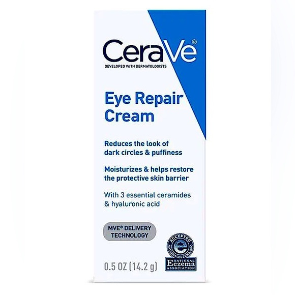 NWT - CeraVe Eye Repair Cream dark circles hyaluronic acid ceramides full size - Picture 2 of 11
